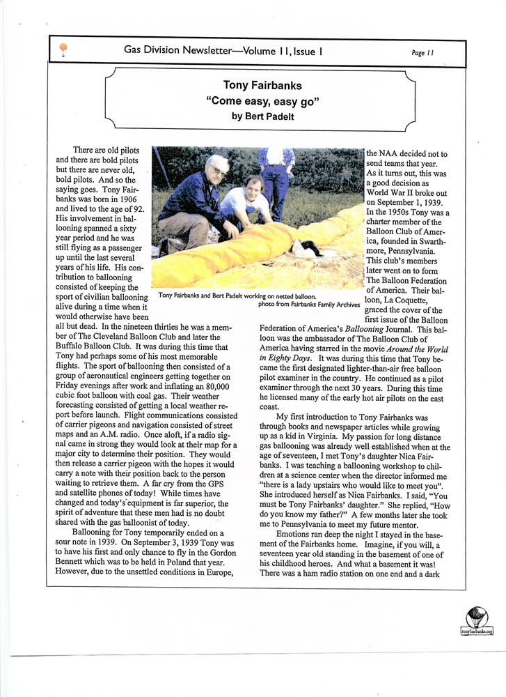 Tony Fairbanks and Bert Padelt